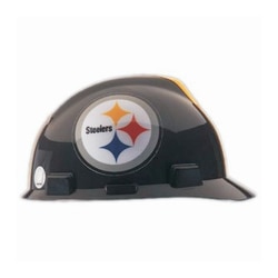 MSA NFL Logo V-Gard Caps - AFC Teams Pittsburgh Steelers logo:Personal