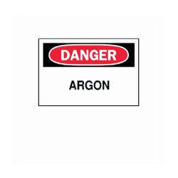 Brady™ <i>Danger: Argon</i> Signs