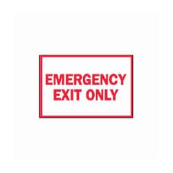 Brady&trade;&nbsp;<i>Emergency Exit Only (lg)</i> Signs