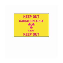 Brady&trade;&nbsp;<i>Keep Out: Radiation</i> Laboratory Signs