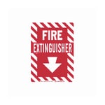 Brady™ <i>Fire Fire Extinguisher (V-Style)</i> Signs