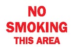 Brady™ <i>No Smoking In This Area</i> Signs