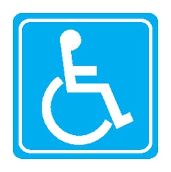 Brady Image of Wheelchair Signs:Facility Safety and Maintenance:Signs and