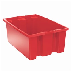 Akro-Mils Nest Stack Totes Red | Buy Online | Akro-Mils&trade; | Fisher Scientific