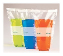 Labplas&nbsp;Twirl'EM&trade; Stand Up Sampling Bags, Safety tabs