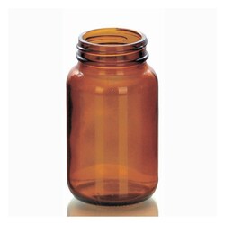 DWK Life Sciences Kimble Amber Glass Wide-Mouth Packers without Caps Bottles