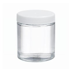 DWK Life Sciences&nbsp;Kimble&trade; Clear Glass Straight-Sided Jars with 14B White-Rubber-Lined Caps