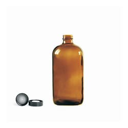 DWK Life Sciences Kimble Clear Boston Rounds with Taperseal Caps With Taperseal