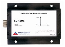 MadgeTech SVR101 Spectral Vibration Data Logger SVR101 Spectral Vibration