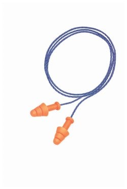 Honeywell Howard Leight SmartFit Detectable Ear Plugs Orange; Flanged;
