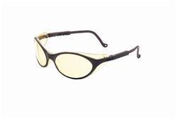 Honeywell Uvex Bandit Safety Glasses Lens Tint: Amber UD;Frame Color: Black:Personal