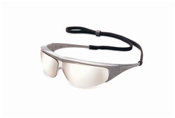 Honeywell Uvex Millennia Protective Safety Glasses Gray frame; Silver mirror