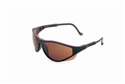 Honeywell Uvex U2 Safety Glasses Black frame, Espresso lens tint, uvextreme