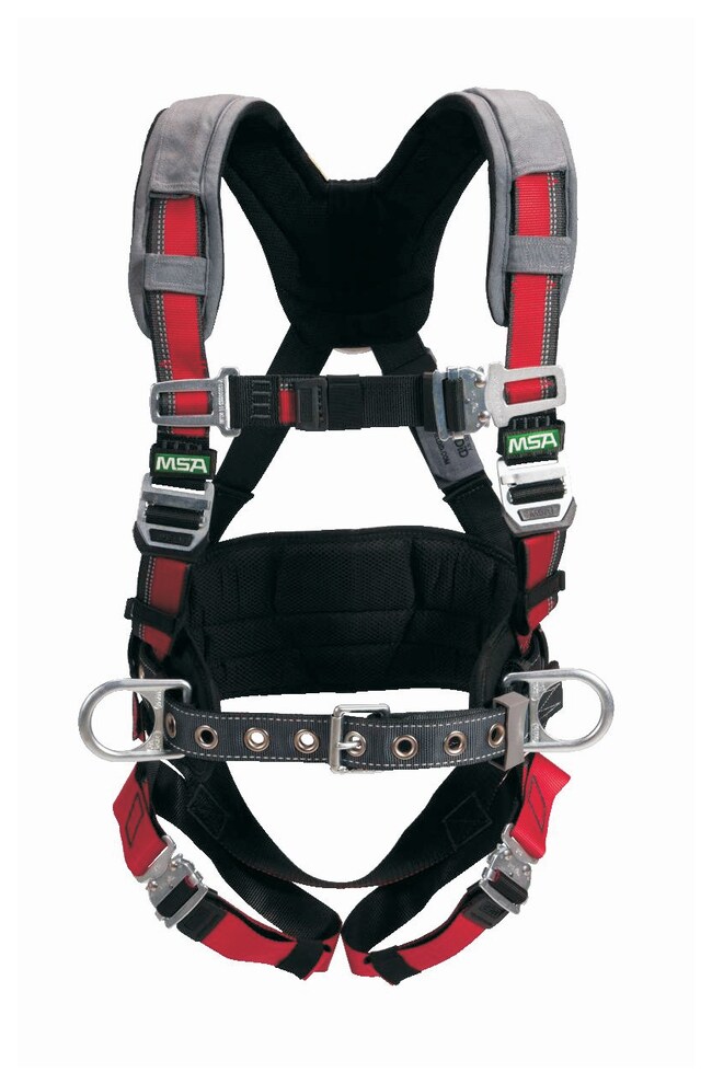 MSA Evotech Construction Full Body Harnesses Back, hips D ring
