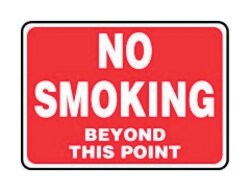 Accuform Signs No Smoking Beyond This Point Aluminum | Buy Online | Accuform Signs | Fisher Scientific
