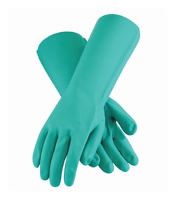 PIP Assurance 15 in. Chemical Resistance Nitrile Gloves, Raised Diamond Grip 2X-Large | Buy Online | PIP&trade; | Fisher Scientific
