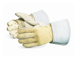 Superior Glove&trade;&nbsp;Action&trade; Aramid Fiber Knit Leather Gloves