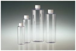 Qorpak™ Clear PVC Cylinder Bottles without Cap