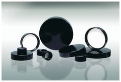 Qorpak™ Black Polypropylene Pulp/Vinyl Lined Caps