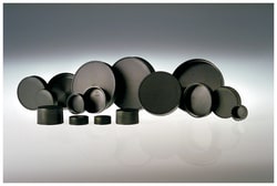 Qorpak™ Black Polypropylene Unlined Caps