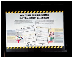 National Marker Hazard Communications Material Safety Data Sheet Poster