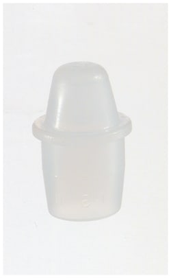 Qorpak™ White LDPE Unlined Over Caps