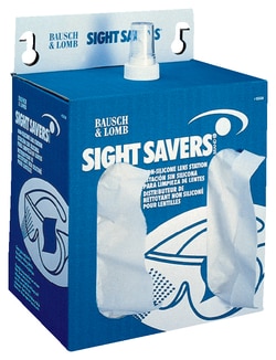 Bausch Lomb Sight Savers Disposable Corrugated Lens and General Cleaning
