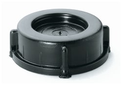 Qorpak&trade;&nbsp;Black PVC Lined Cap for 2.5-Gallon HDPE square Hedpak