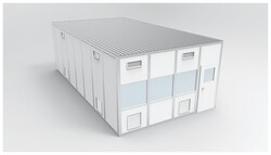 PortaFab CleanLine S3000 Modular Wall System Cleanroom - ISO 7:Laboratory