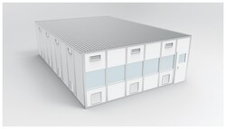 PortaFab CleanLine S3000 Modular Wall System Cleanroom - ISO 8 7.3 x 11