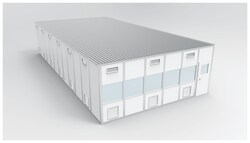 PortaFab CleanLine S3000 Modular Wall System Cleanroom - ISO 7 7.3 x 14.6