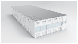 PortaFab CleanLine S3000 Modular Wall System Cleanroom - ISO 8 7.3 x 18.3
