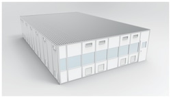 PortaFab CleanLine S3000 Modular Wall System Cleanroom - ISO 8 9.1 x 14.6
