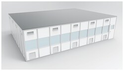 PortaFab CleanLine S3000 Modular Wall System Cleanroom - ISO 8 12.2 x 9.1