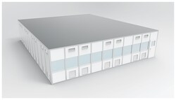 PortaFab CleanLine S3000 Modular Wall System Cleanroom - ISO 6 12.2 x 14.6