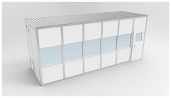 PortaFab CleanLine S3000 Modular Wall System Cleanroom - ISO 8 2.4 x 7.3