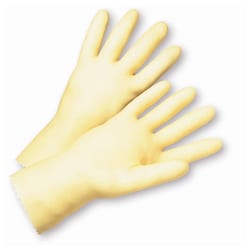 West Chester PosiGrip™ 2343 Amber Latex Chemical Resistant Gloves