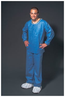International Enviroguard&trade;&nbsp;Soft Scrubs&trade; Disposable Long Sleeve Shirts