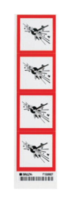 Brady Globally Harmonized System (GHS) Explosive Picto Labels:Mailing and