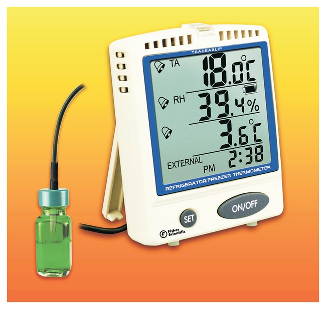 Fisherbrand™ Traceable™ MemoryCard Refrigerator/Freezer Thermometers/Humidity Meters Fisher
