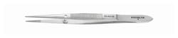 Excelta&trade;&nbsp;General-Purpose Tweezers with Straight Tips with Medium Serrated Points