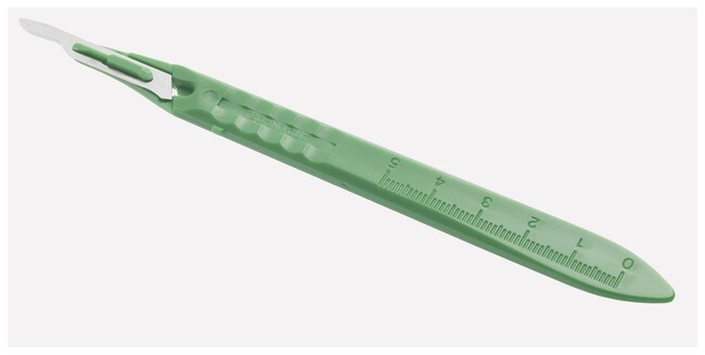 Sterile Disposable Scalpels With #11 Blade – Plastic Handle, Metric Line, Box Of 20 By P&P Medical Surgical