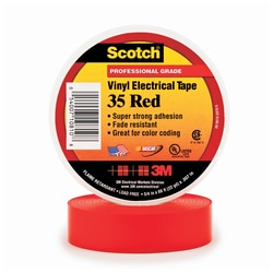 3M Scotch Vinyl Electrical Color-Coding Tape 35 Red | Buy Online | 3M&trade; | Fisher Scientific