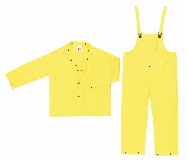 MCR Safety 300JXL 300J Wizard Series Yellow LF Rain Jacket With