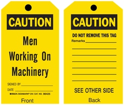 Brady&trade;&nbsp;Accident Prevention Tags with Different Fronts and Backs