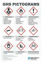 Globally Harmonized System Warning Pictogram Poster