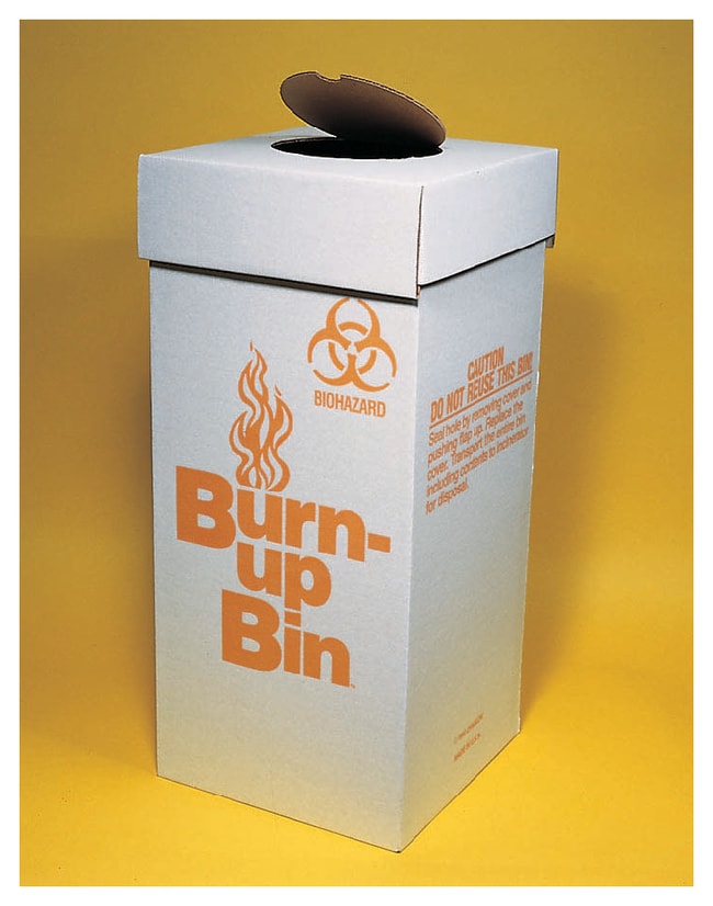 Fisherbrand™ Burnup Bin™ Biohazard Waste Boxes Fisher Scientific