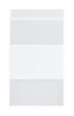 RD Plastics White Reclosable Write-on Block Bags