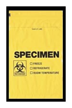 未展示品　SECRET BASE ZIPFACE グリーン オバケドッグ　納体袋 RD Plastics Color Coded Ziplock Biohazard Specimen Bags Green