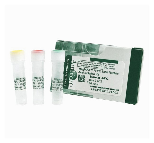 Invitrogen™ MagMAX™ FFPE Total Nucleic Acid Isolation Kit 96 preps RNA